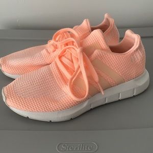 Adidas coral sneakers